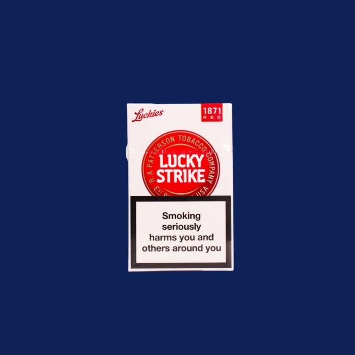 Lucky Strike KS Red (Лакі Страйк КС Червоний Квадратна пачка)